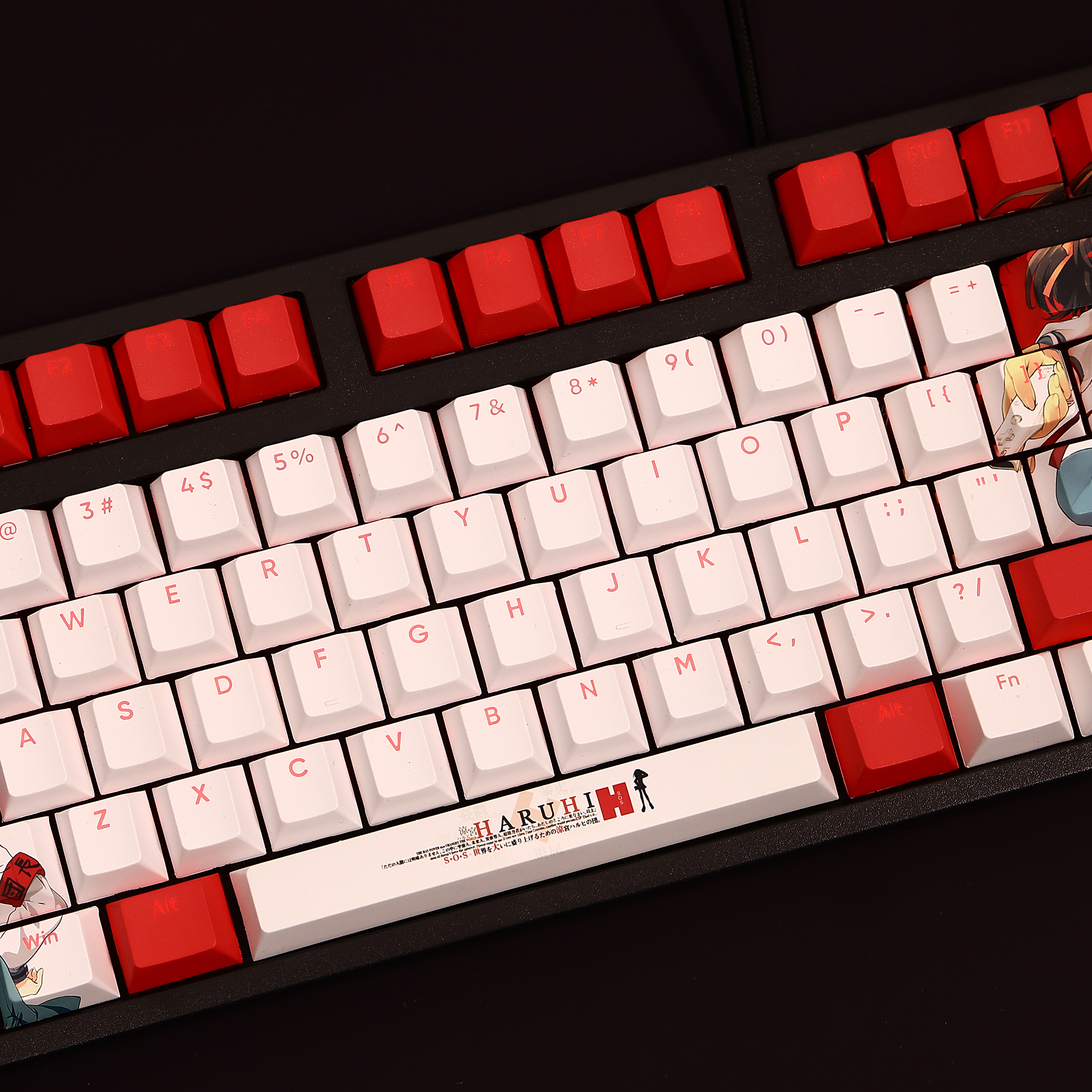 涼宮春日透光RGB108鍵標準配列衛星軸鍵帽-ZUIHANG SHOP