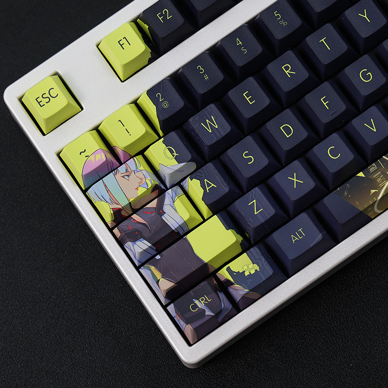 電馭叛客邊緣行者色彩增益108鍵標準配列衛星軸鍵帽-ZUIHANG SHOP