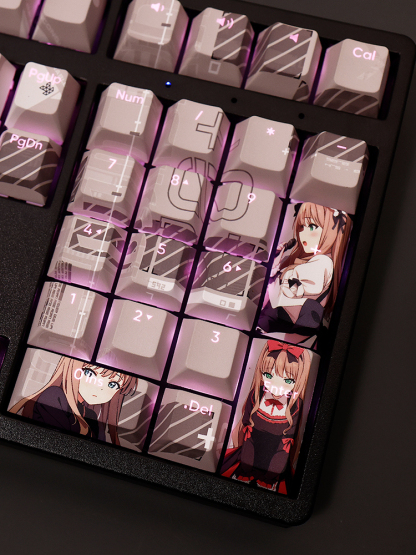 南夢芽電光機王透光RGB108鍵標準配列衛星軸鍵帽-ZUIHANG SHOP