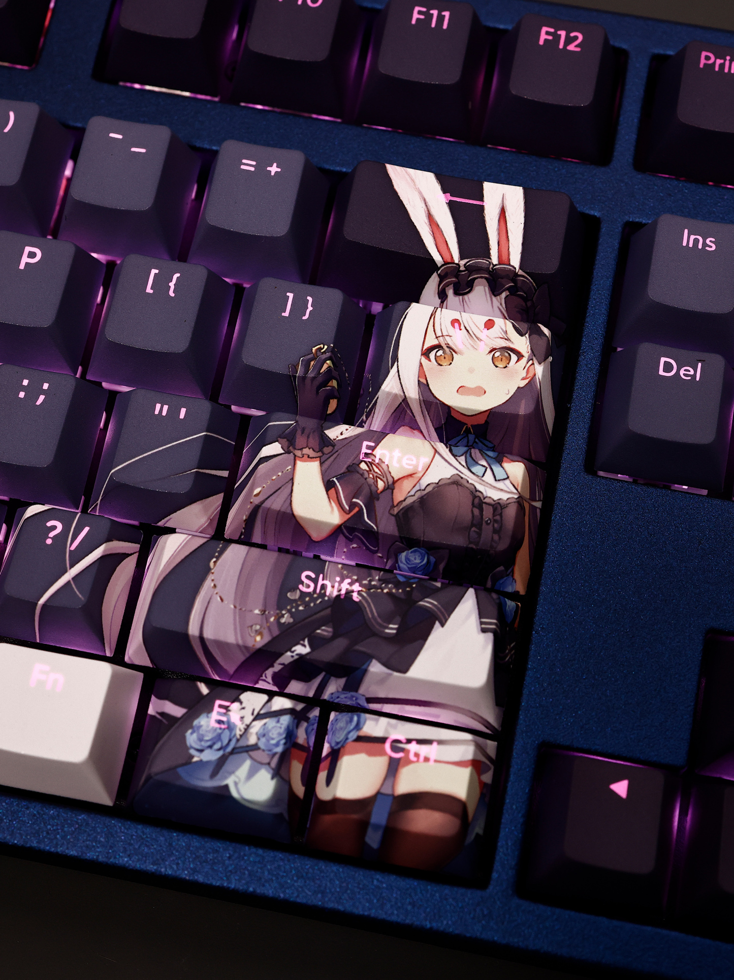 艦隊Collection島風透光RGB108鍵標準配列衛星軸鍵帽-ZUIHANG SHOP