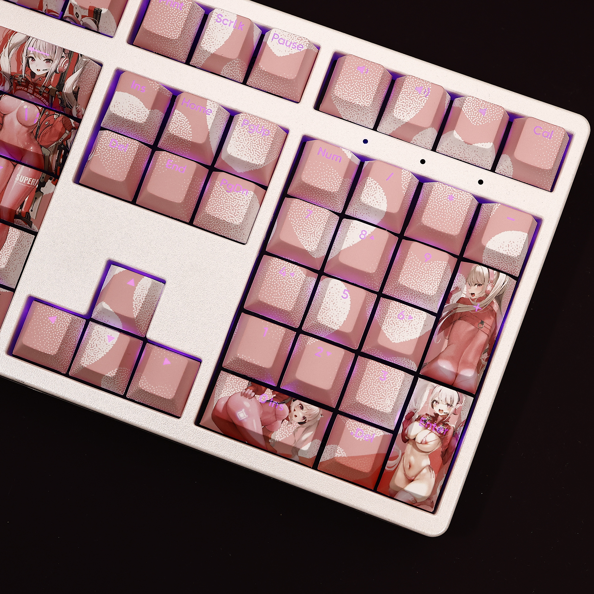 勝利女神nikke透光RGB108鍵標準配列衛星軸鍵帽-ZUIHANG SHOP