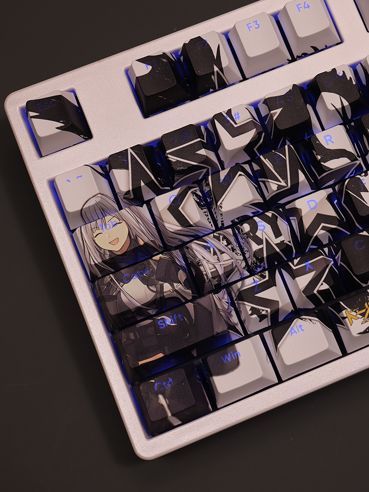 AK12少女前線透光RGB108鍵標準配列衛星軸鍵帽-ZUIHANG SHOP