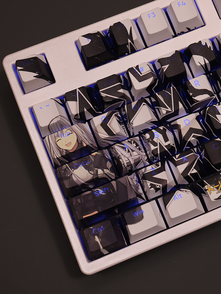 AK12少女前線透光RGB108鍵標準配列衛星軸鍵帽-ZUIHANG SHOP