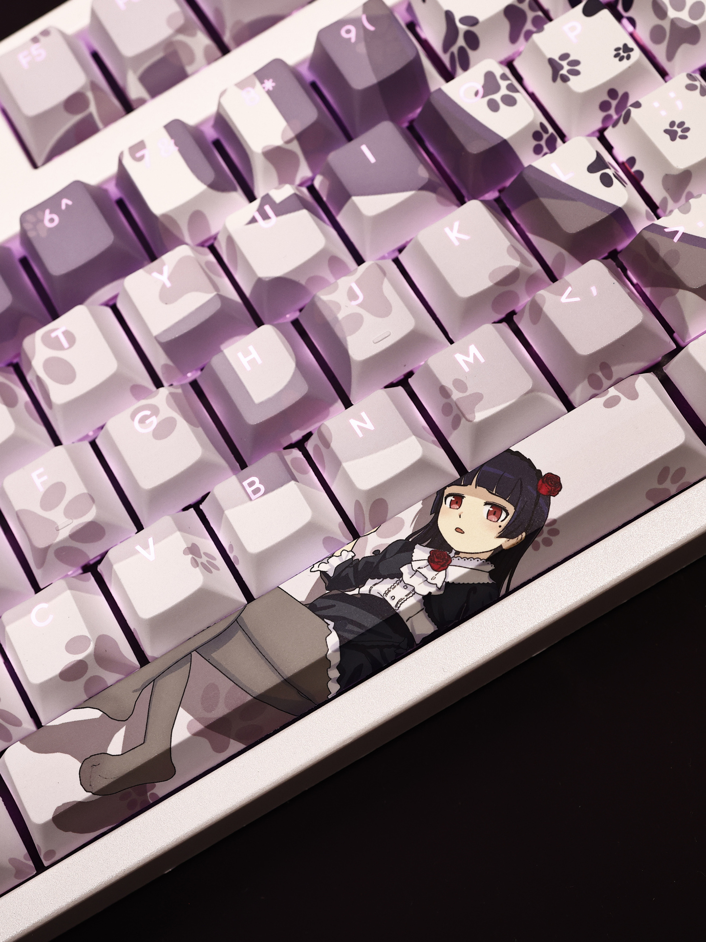 五更琉璃透光RGB108鍵標準配列衛星軸鍵帽-ZUIHANG SHOP