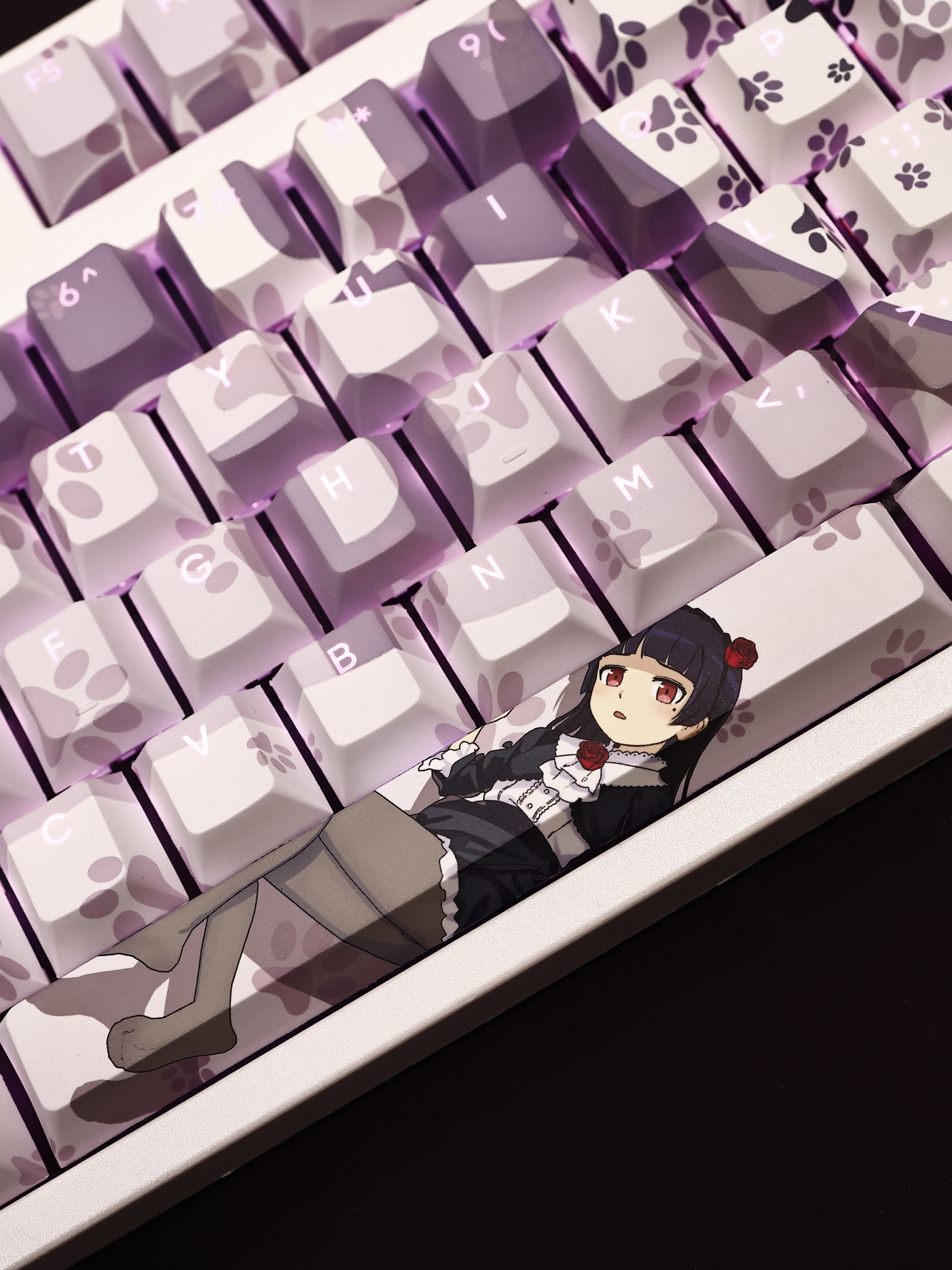 五更琉璃透光RGB108鍵標準配列衛星軸鍵帽-ZUIHANG SHOP