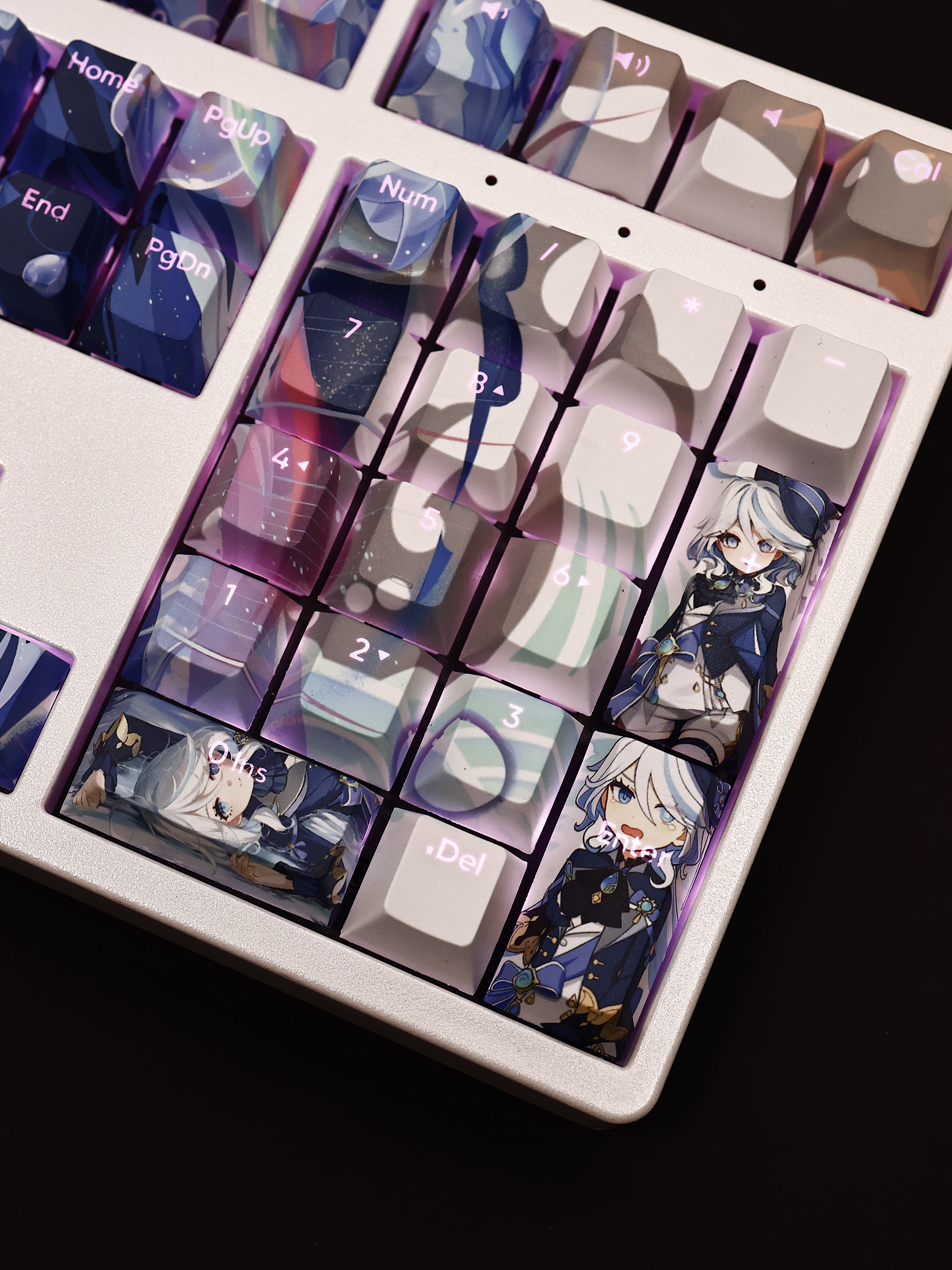 芙寧娜透光RGB108鍵標準配列衛星軸鍵帽-ZUIHANG SHOP