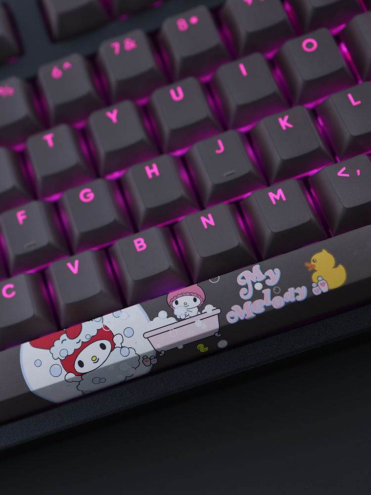 Melody美樂蒂透光RGB108鍵標準配列衛星軸鍵帽-ZUIHANG SHOP