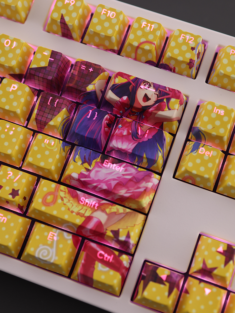 星野愛我推的孩子透光RGB108鍵標準配列衛星軸鍵帽-ZUIHANG SHOP