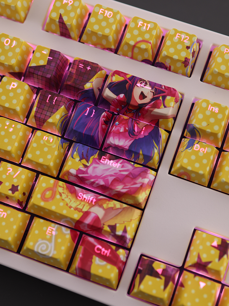 星野愛我推的孩子透光RGB108鍵標準配列衛星軸鍵帽-ZUIHANG SHOP