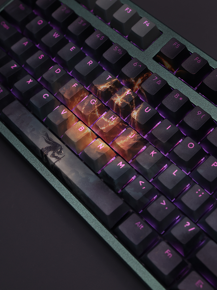 艾爾登法環透光RGB108鍵標準配列衛星軸鍵帽-ZUIHANG SHOP