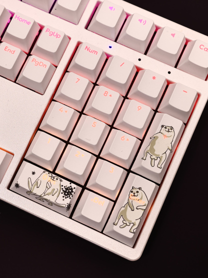 MUR貓透光RGB108鍵標準配列衛星軸鍵帽-ZUIHANG SHOP