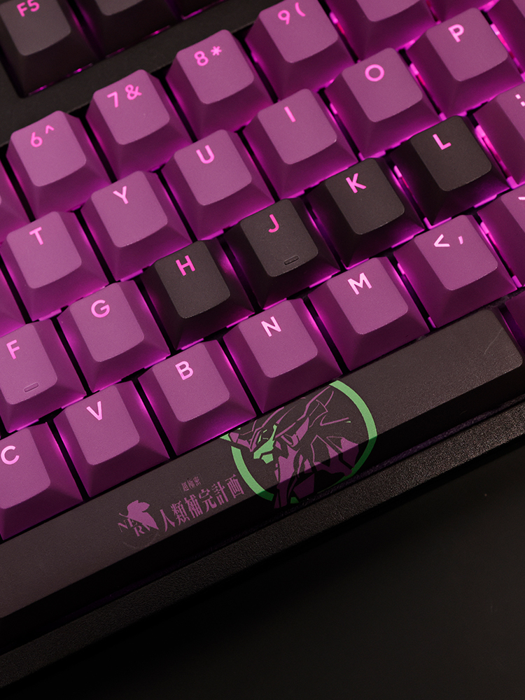 EVA初號機透光RGB108鍵標準配列衛星軸鍵帽-ZUIHANG SHOP