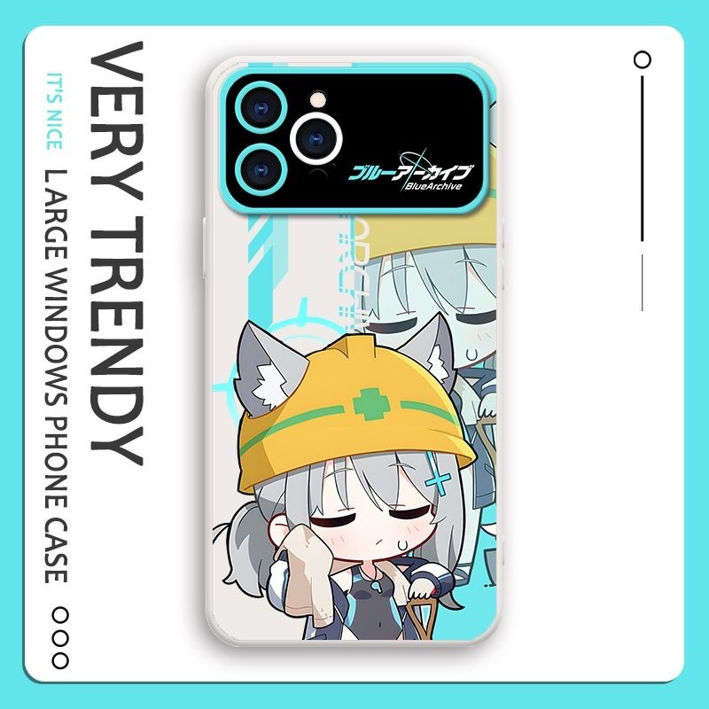 蔚藍檔案液態大視窗全包矽膠防摔軟殼-ZUIHANG SHOP