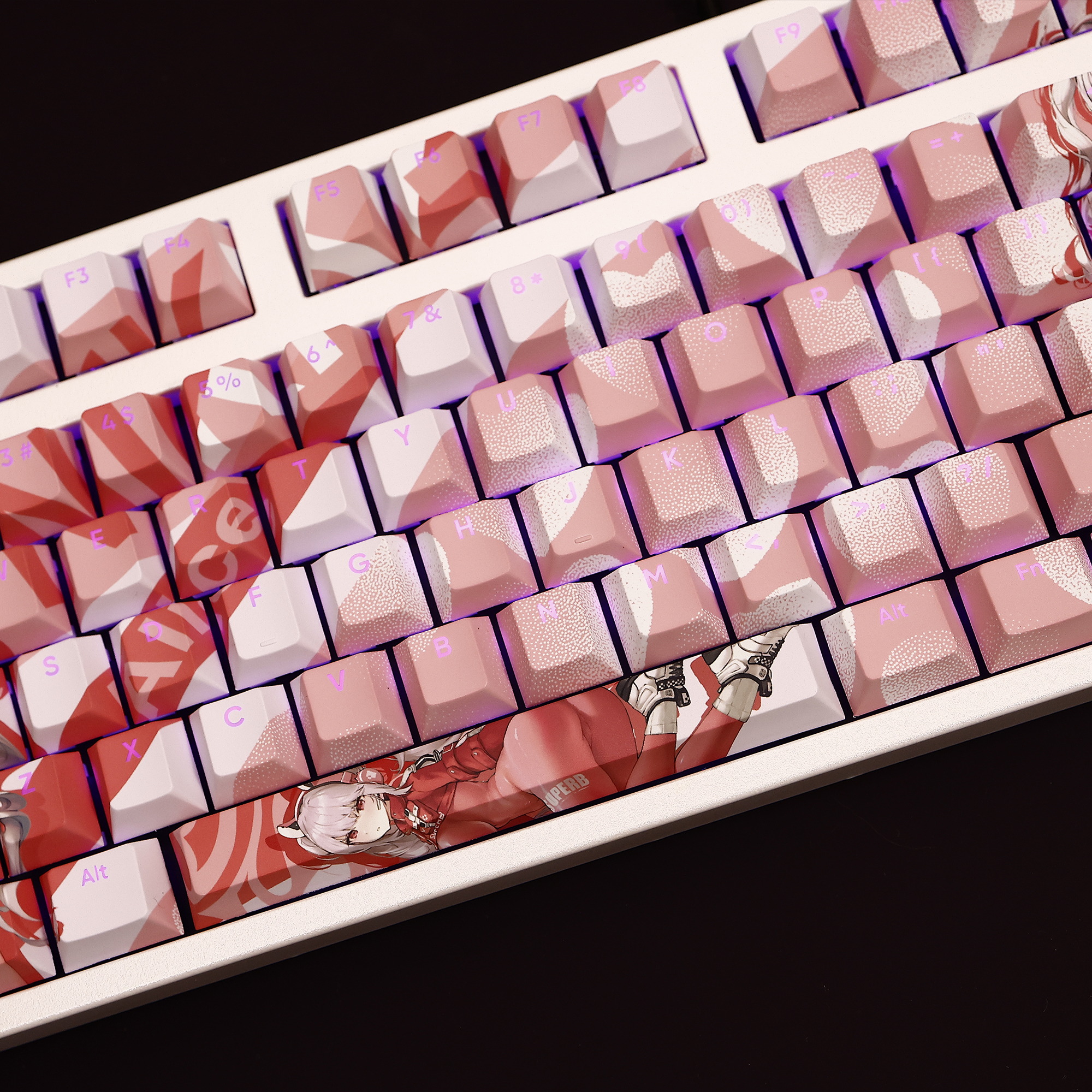 勝利女神nikke透光RGB108鍵標準配列衛星軸鍵帽-ZUIHANG SHOP
