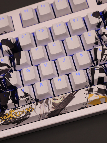 AK12少女前線透光RGB108鍵標準配列衛星軸鍵帽-ZUIHANG SHOP