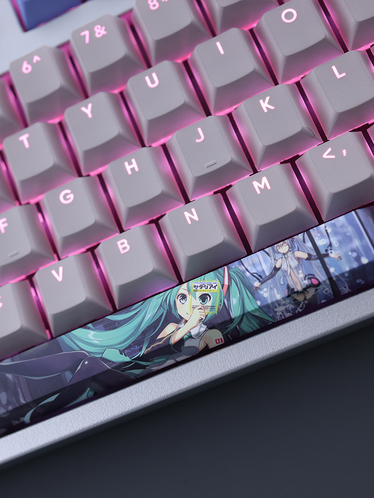 初音未來透光RGB108鍵標準配列衛星軸鍵帽-ZUIHANG SHOP