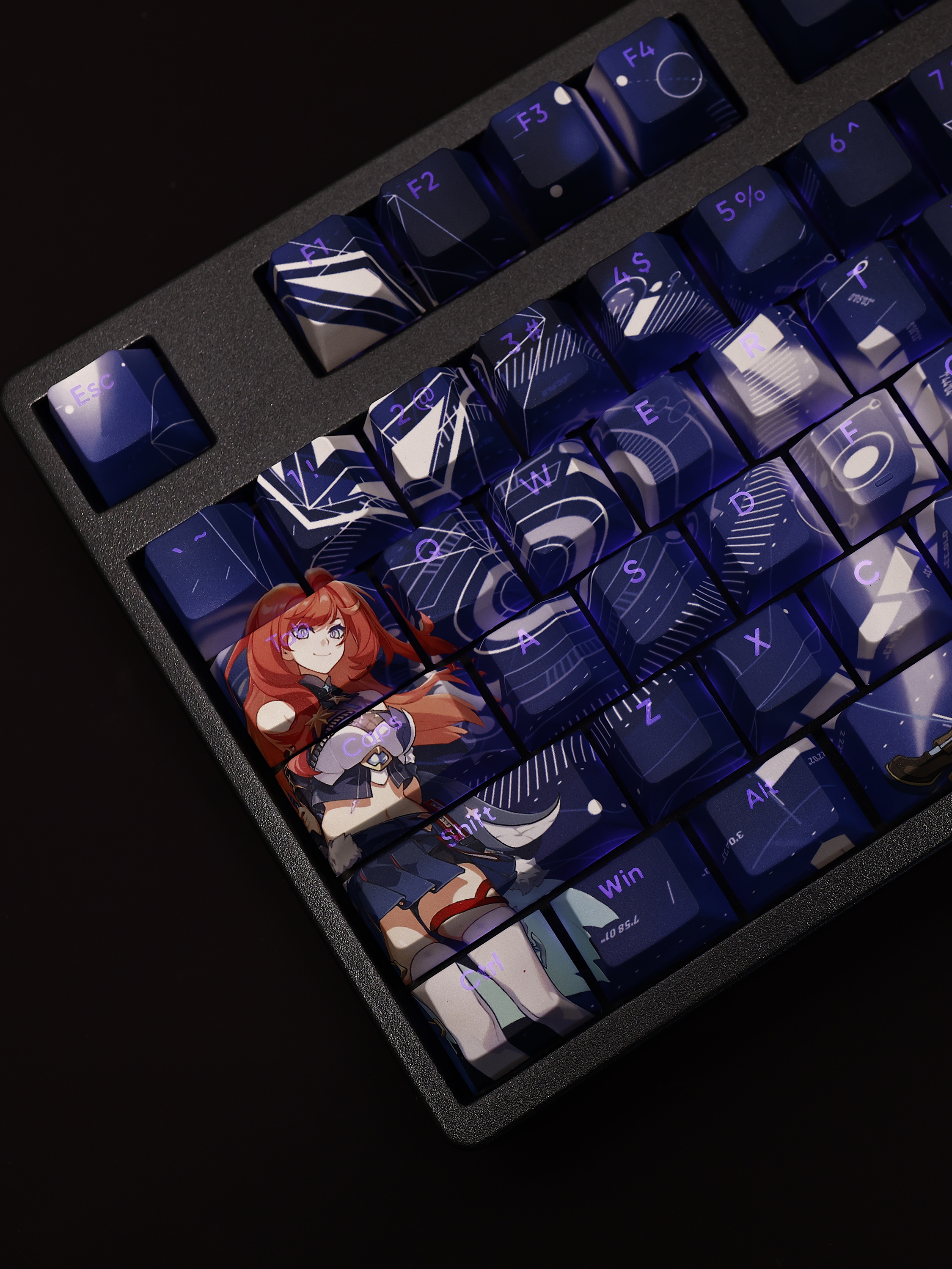 希娜狄雅透光RGB108鍵標準配列衛星軸鍵帽-ZUIHANG SHOP