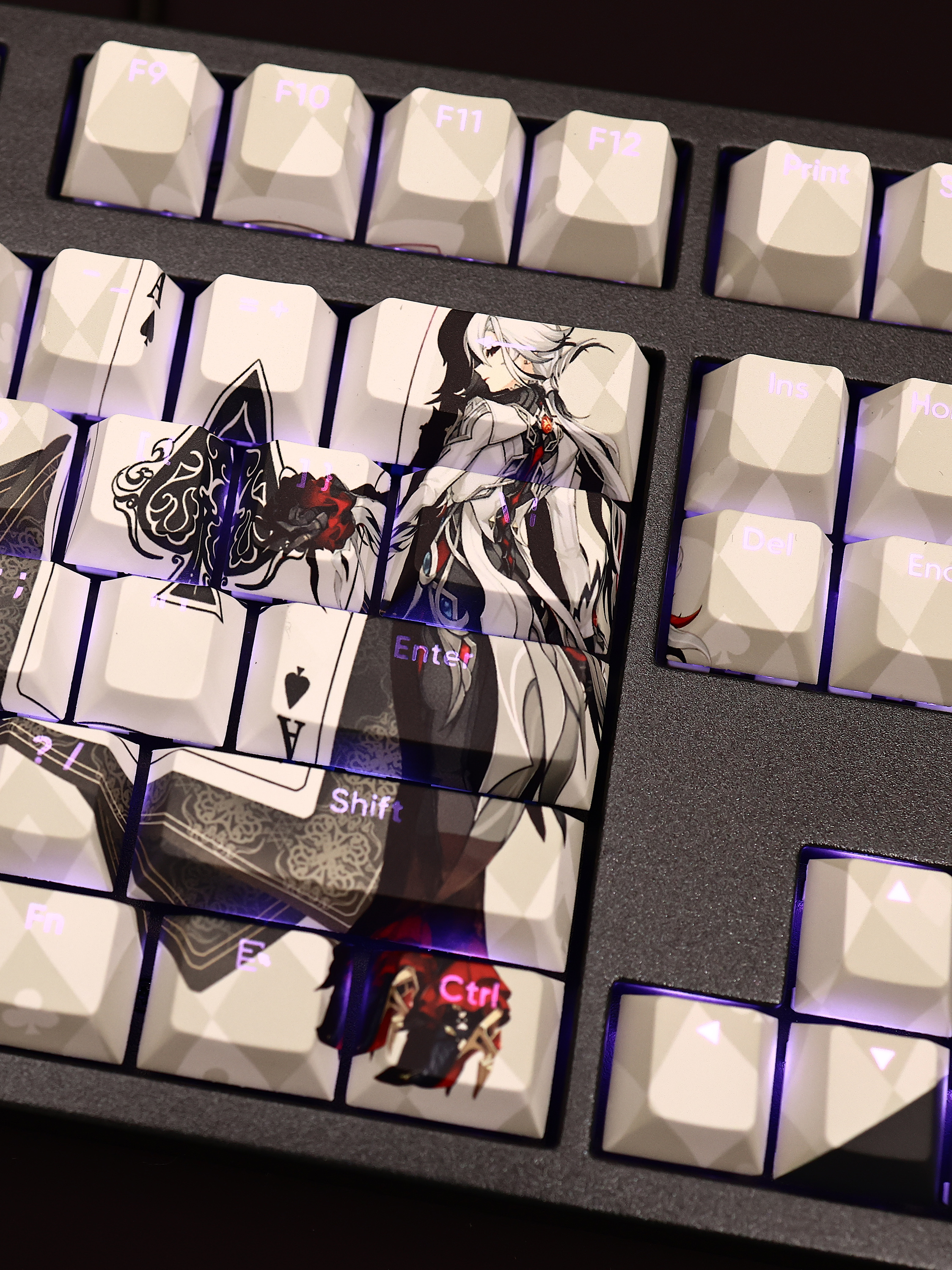 阿蕾奇諾透光RGB108鍵標準配列衛星軸鍵帽-ZUIHANG SHOP