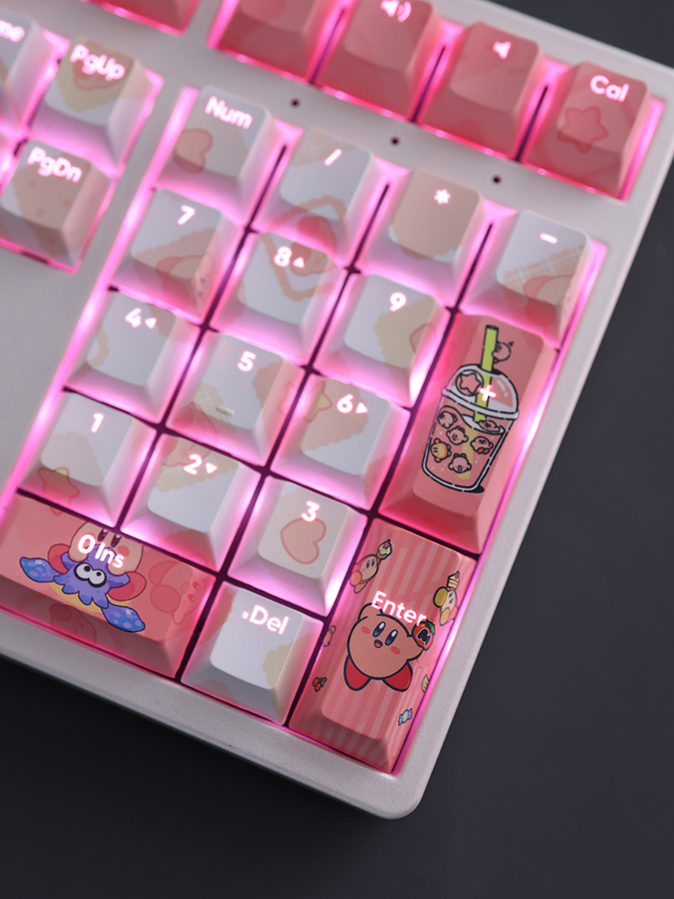 星之卡比透光RGB108鍵標準配列衛星軸鍵帽-ZUIHANG SHOP