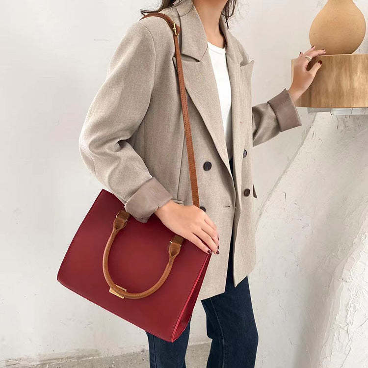 Large Capacity Tote Bag Folder Bag Shoulder Crossbody Bag mySite