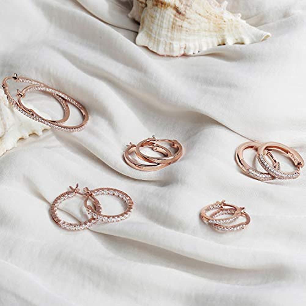 Minimalist 100% 925 Silver Exquisite Color Hoop Earrings  Women's Fashion Popular High-quality Jewelry Birthday Prom Giftss