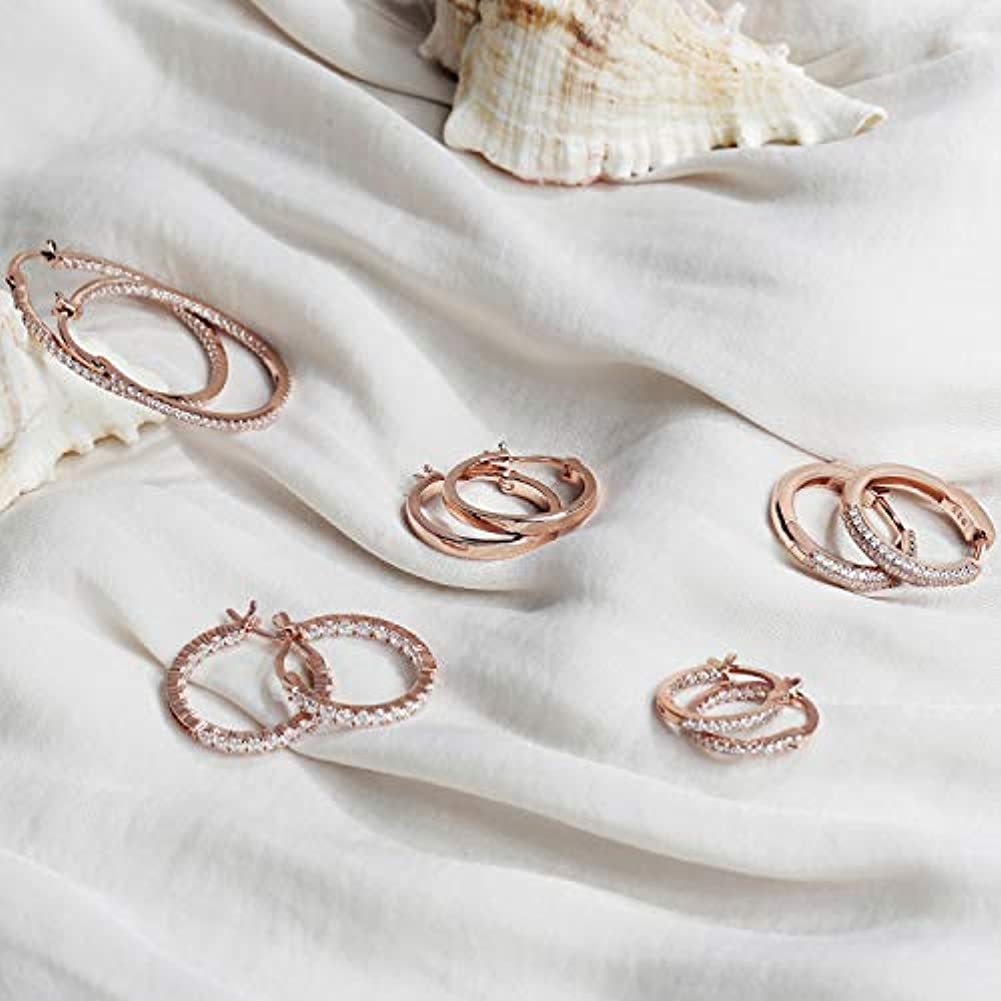 Minimalist 100% 925 Silver Exquisite Color Hoop Earrings  Women's Fashion Popular High-quality Jewelry Birthday Prom Giftss