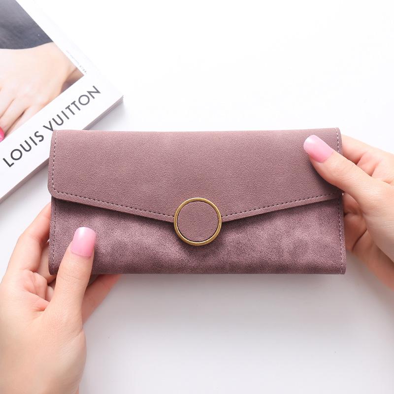 All-match stitching long card holder Multi-card position  bag mySite