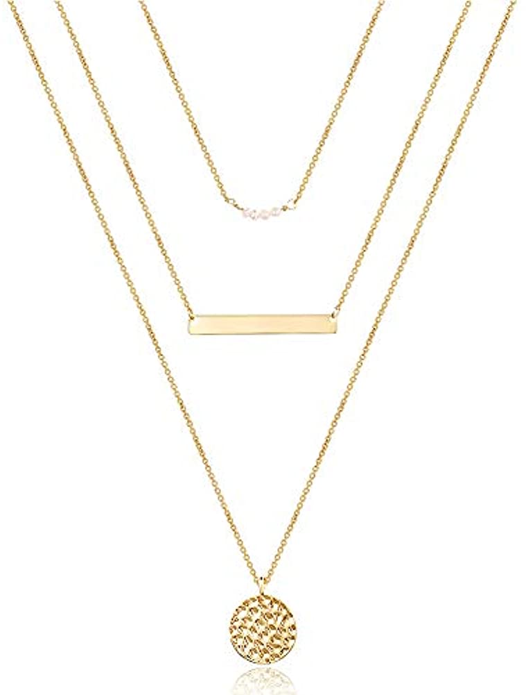 Bohemian Coin Multilayer Necklace Retro Layered Handmade Woman Choker Collar Necklace Jewelry Gift for Her