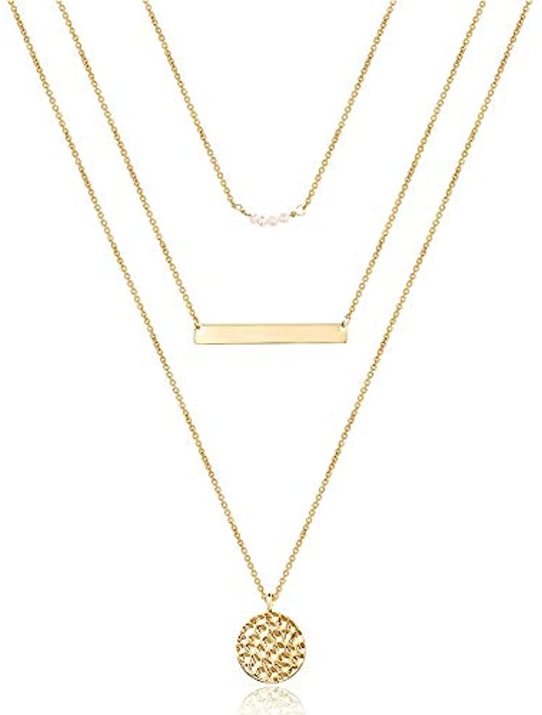 Bohemian Coin Multilayer Necklace Retro Layered Handmade Woman Choker Collar Necklace Jewelry Gift for Her