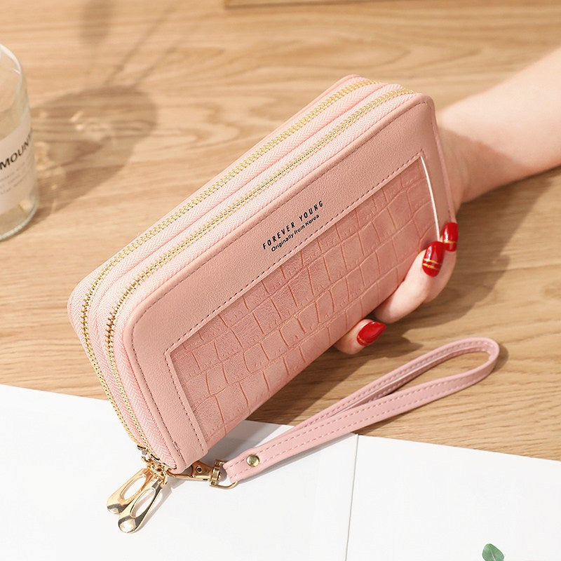 Long stone texture wallet mySite