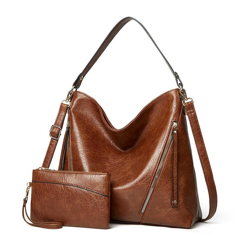 Diagonal straddle hand-held large bag women's fashionable women's shoulder bag mySite