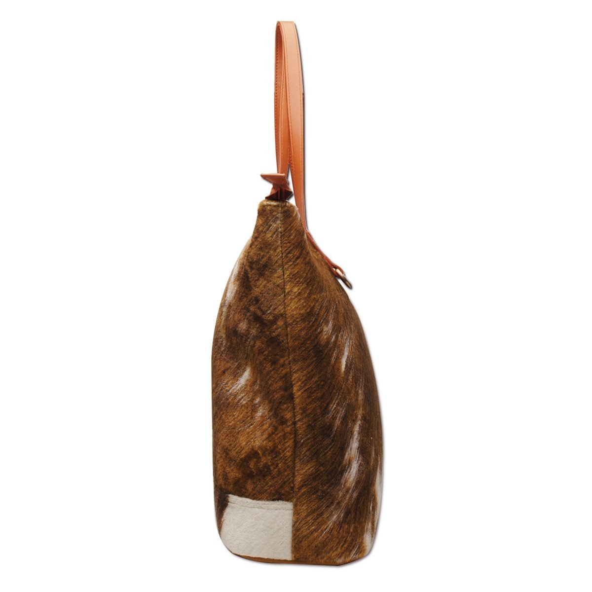 PU cotton plush super soft cow pattern three-piece makeup hand-held one-shoulder handbag mySite