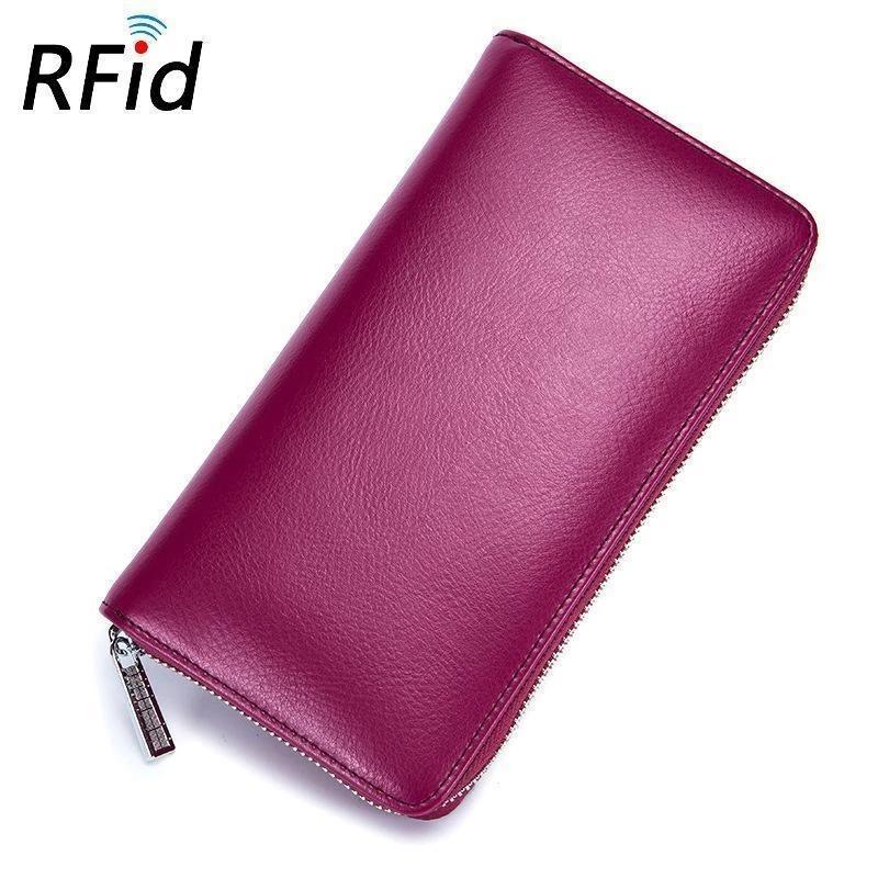 RFID Genuine Leather Card Wallet mySite