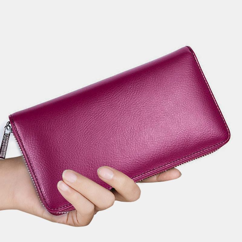 RFID Genuine Leather Card Wallet mySite