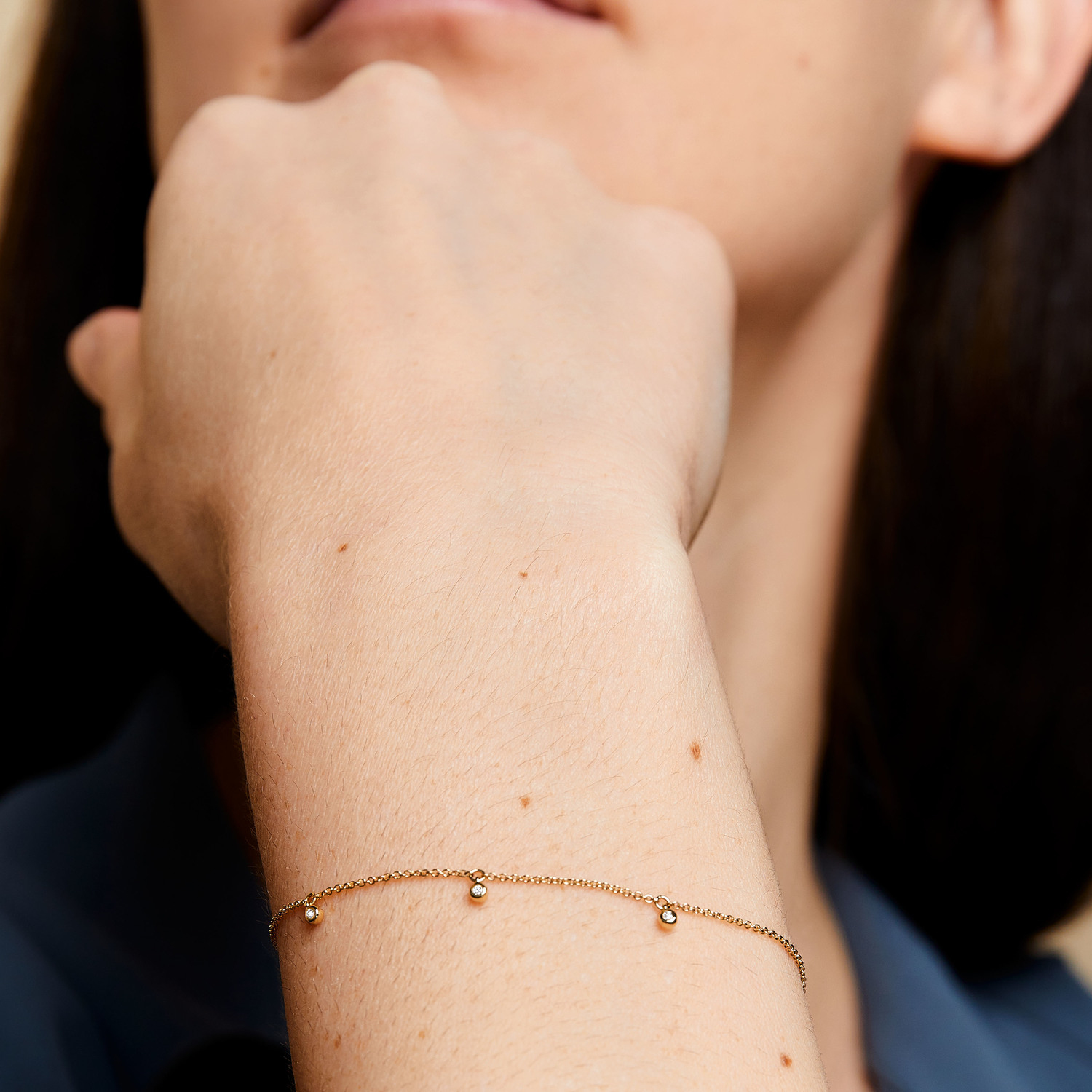 Diamond Station Bracelet