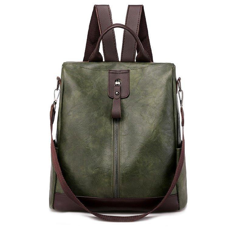 Women's simple and versatile large-capacity backpack mySite