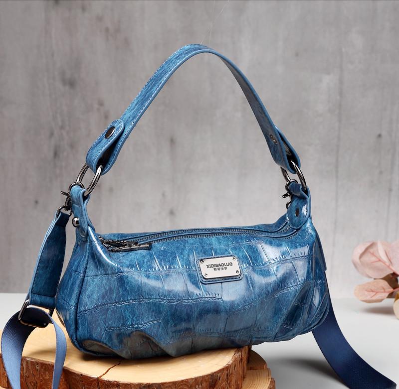 Retro style one-shoulder, cross-slung cloud crease bag mySite