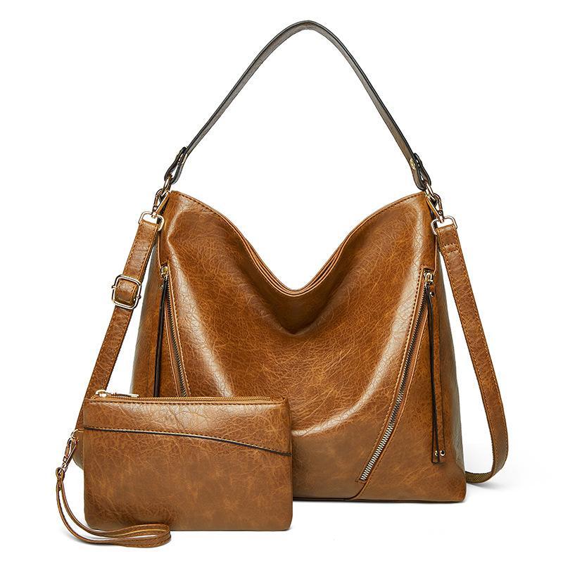 Diagonal straddle hand-held large bag women's fashionable women's shoulder bag mySite