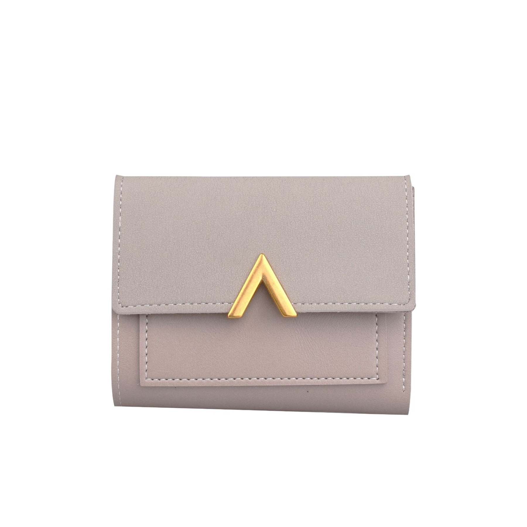 Women's fashion simple short all-match wallet mySite