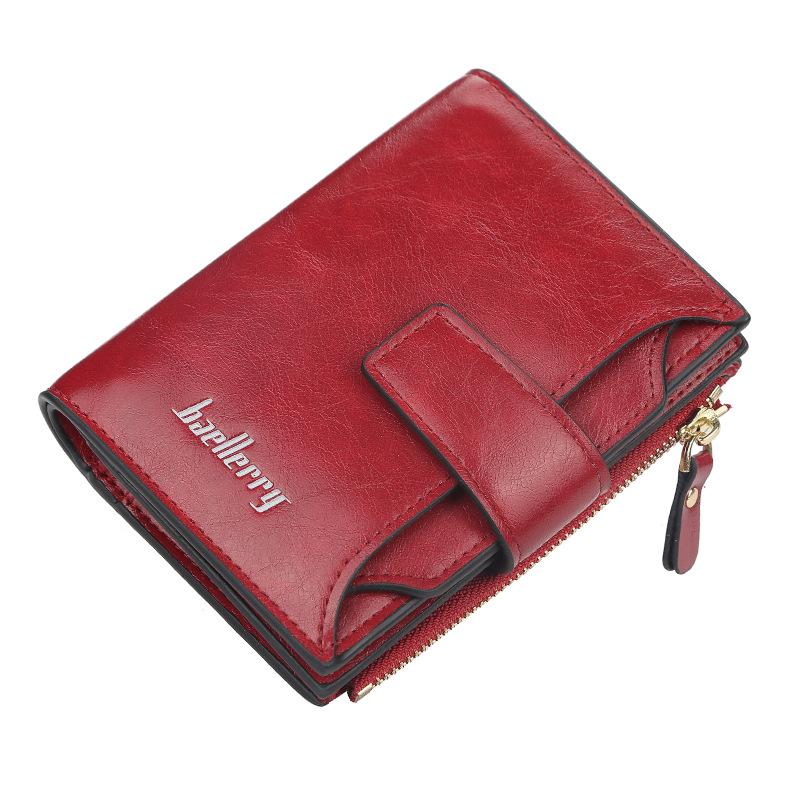 Short buckle multi-card pocket wallet mySite
