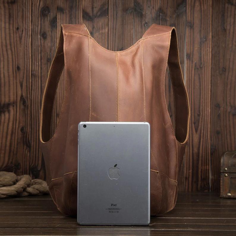 Vintage Man Woman Backpack mySite