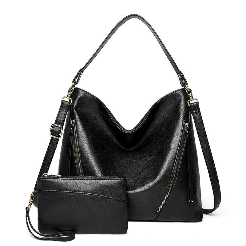 Diagonal straddle hand-held large bag women's fashionable women's shoulder bag mySite