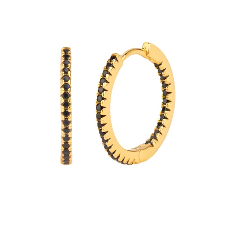 Minimalist 100% 925 Silver Exquisite Color Hoop Earrings  Women's Fashion Popular High-quality Jewelry Birthday Prom Giftss