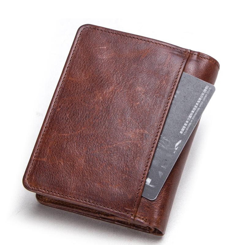 Anti-Theft RFID Protected Multi-Slot Classic Leather Wallet mySite