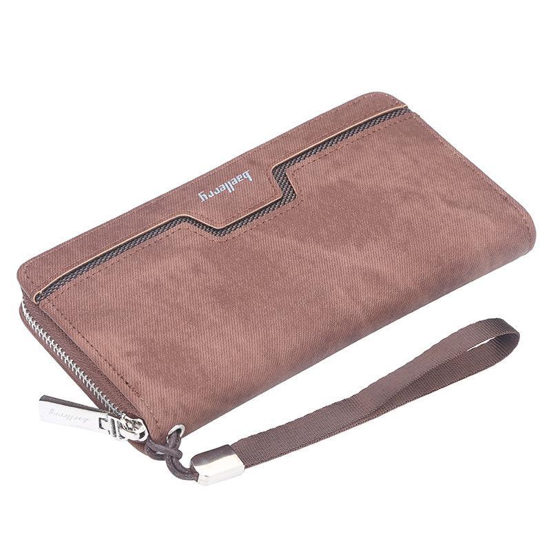 Men's long zipper wallet mySite