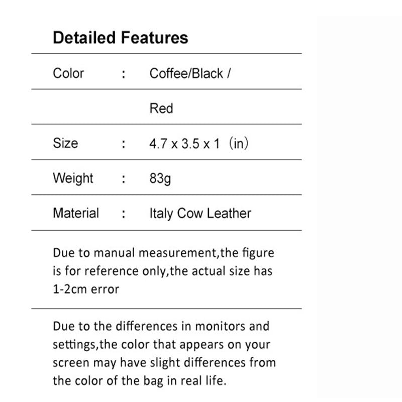 RFID Genuine Leather Men's 6 Card Wallet mySite