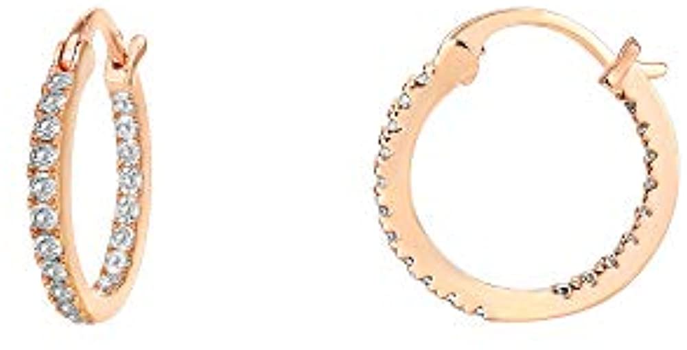 Minimalist 100% 925 Silver Exquisite Color Hoop Earrings  Women's Fashion Popular High-quality Jewelry Birthday Prom Giftss
