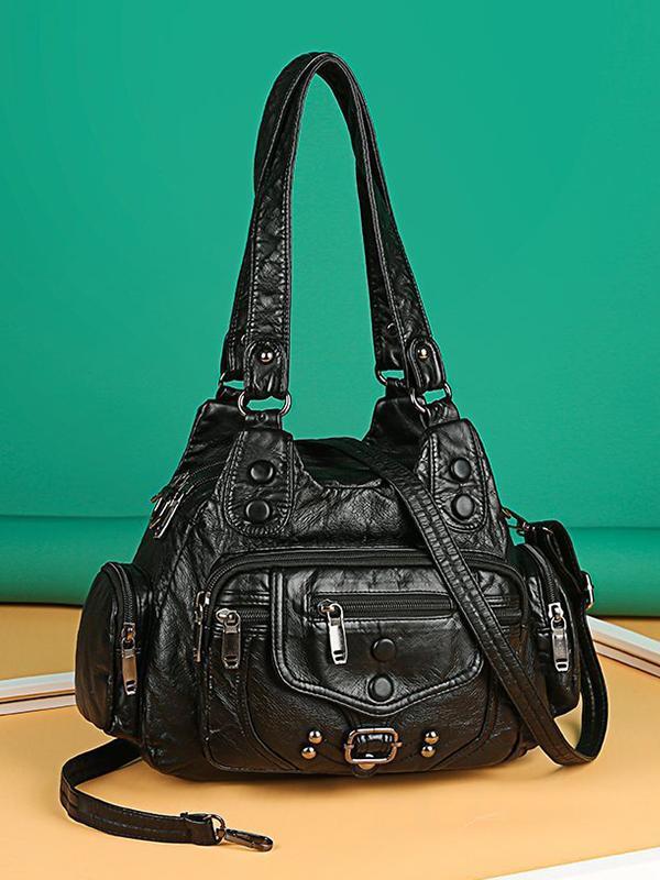 Vintage Studded Utility Baggy Bag mySite