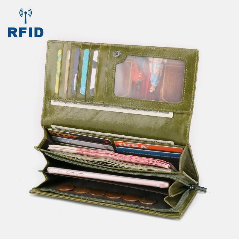 Genuine Leather RFID Vintage Wallet mySite