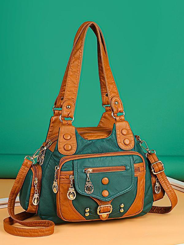 Vintage Studded Utility Baggy Bag mySite